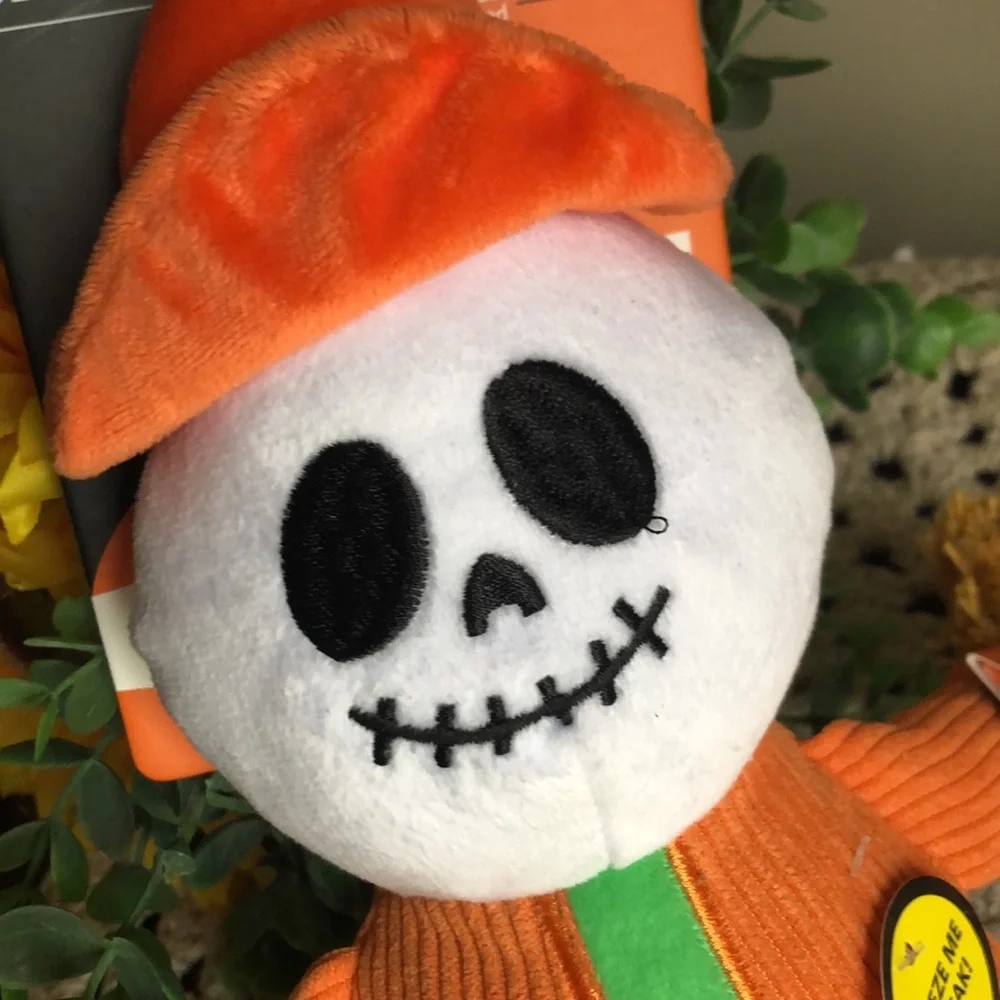 Halloween Skeleton Scarecrow DOG Toy